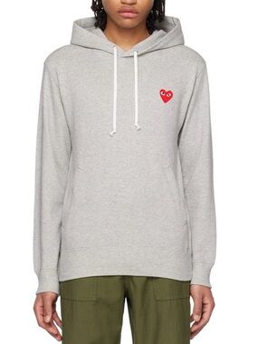 Comme Des Garcon Play Heart Hoodie